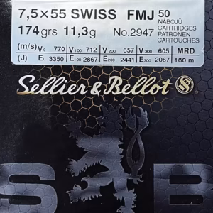 Sellier&Bellot 7,5x55 Swiss FMJ 174grs