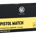 RWS .22 PISTOL MATCH 2,6g 40gr