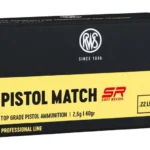 RWS .22 PISTOL MATCH SR 2,6g 40gr