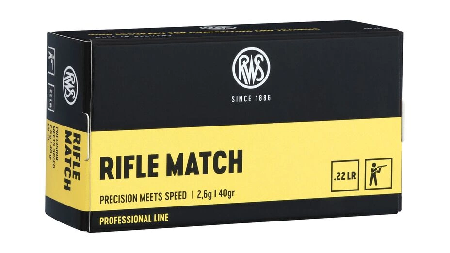 RWS .22 RIFLE MATCH 2,6g 40gr